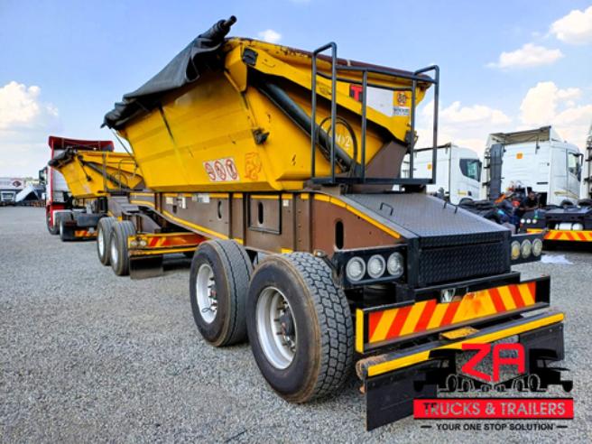 2021 LEADER 18 CUBE SIDE TIPPER TRAILER #53307